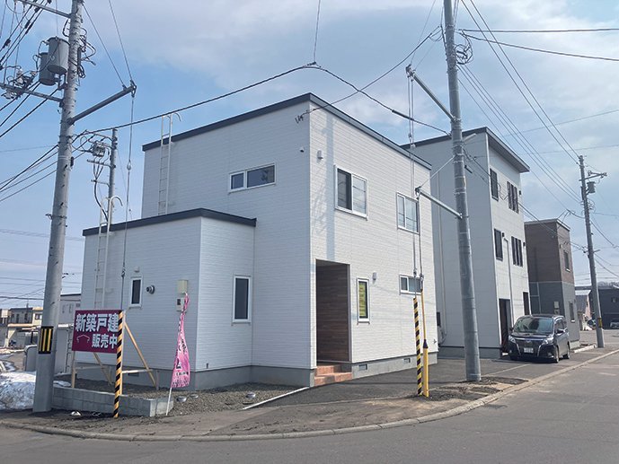 西野6条 モデルハウス使用住宅 外観